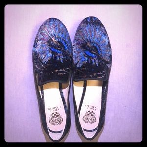 Vince Camuto midnight fantasy flats